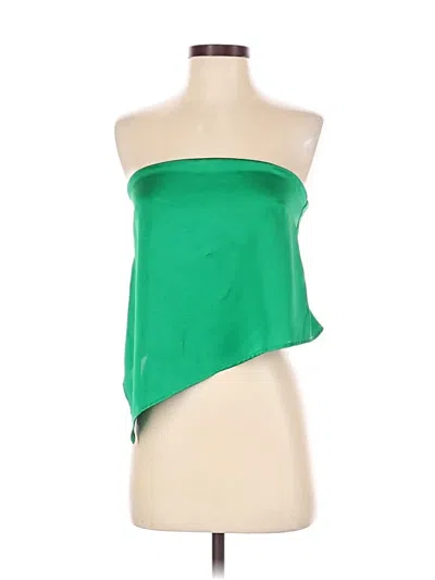 Pre-owned Superdown Tube Top Green Strapless Neckline Tops