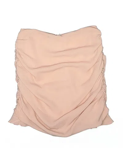 Pre-owned Superdown Tube Top Pink Strapless Neckline Tops