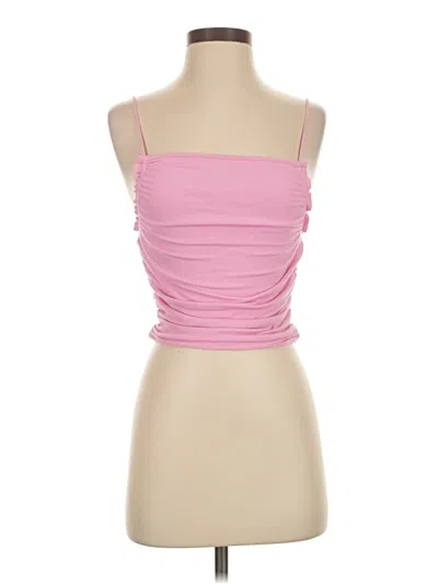Pre-owned Superdown Tube Top Pink Strapless Neckline Tops