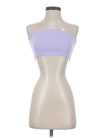 Superdown Tube Top Purple Strapless Neckline Tops