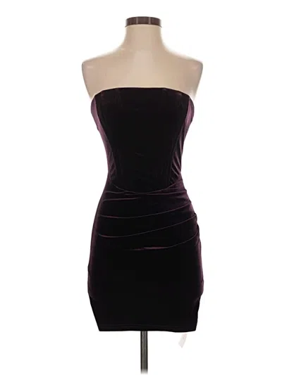 Pre-owned Superdown Tube Top Purple Strapless Neckline Tops