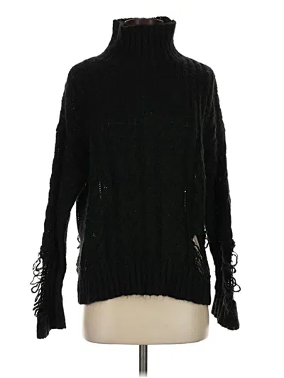 Pre-owned Superdown Turtleneck Sweater In Black