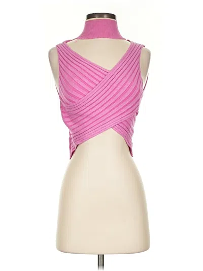 Pre-owned Superdown Turtleneck Sweater In Pink