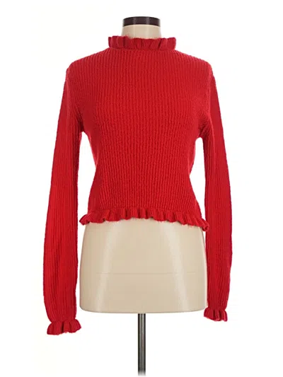 Pre-owned Superdown Turtleneck Sweater In Red