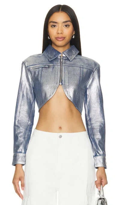 Superdown Uma Jacket In Silver