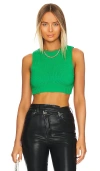 Superdown Valeria Crop Sweater In Jade
