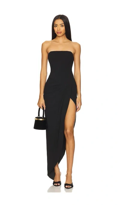 Superdown Victoria Corset Maxi Dress In Black