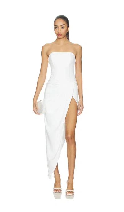Superdown Victoria Corset Maxi Dress In White
