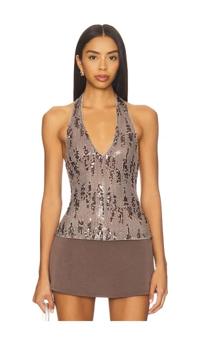 Superdown Vivian Top In Blue