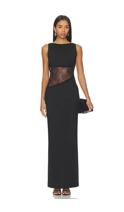 Superdown Vivica Maxi Dress In Black