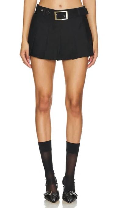 Superdown Wanda Mini Skirt In Black