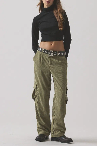 Superdown Willow Cargo Pant In Army Green