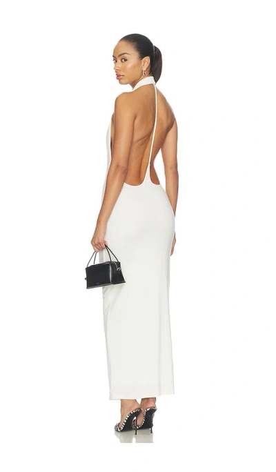 Superdown X Blake Evin Emilijiah Maxi Dress In Ivory