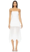 Superdown X Ella Rose Amaris Strapless Dress In White