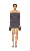 Superdown Yuka Mini Dress In Slate