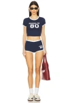 Superdown Zari Short Set In Navy