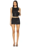 Superdown Zariah Skirt Set In Black