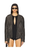 Superdown Zosia Jacket In 仿旧