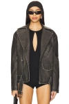 Superdown Zosia Jacket In Grey