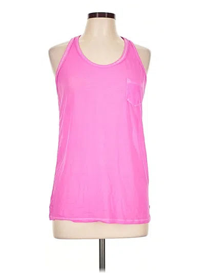 Pre-owned Superdry Active Tank Top In Pink