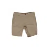 Superdry Beige Cotton Bermuda In Brown