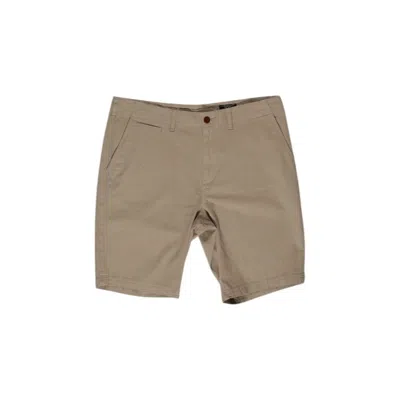 Superdry Beige Cotton Bermuda In Brown