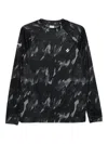 Superdry Brush Camo-print T-shirt In Black