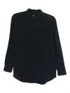 Superdry Buttoned Linen Shirt In Blue