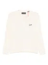 Superdry Cable-knit Cotton Sweater In White