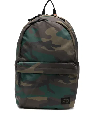 Superdry Camouflage-print Backpack In Multi