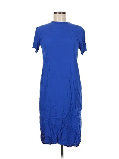Pre-owned Superdry Casual Dress In Blue