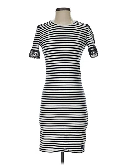 Pre-owned Superdry Casual Dress In Gray