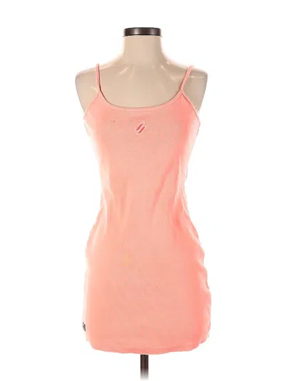 Pre-owned Superdry Casual Dress In Orange