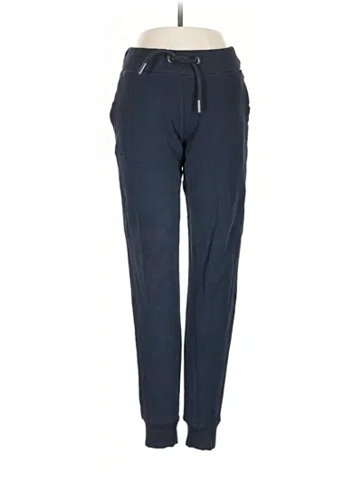 Pre-owned Superdry Casual Pants In Blue