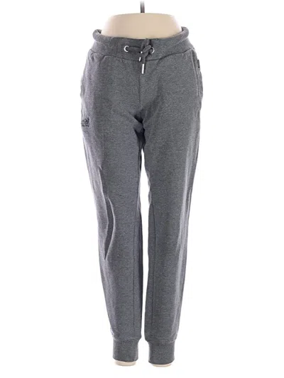 Pre-owned Superdry Casual Pants In Gray