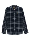 Superdry Checked Shirt In Blue