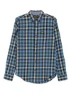 Superdry Checked Shirt In Blue
