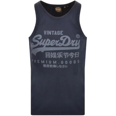 Superdry Classic Vl Heritage Vest Navy