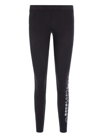 Superdry Core Logo-print Leggings In Black