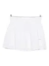 Superdry Cotton Smocked Skirt In White