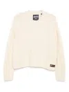 Superdry Diamond-knit Sweater In Neutral