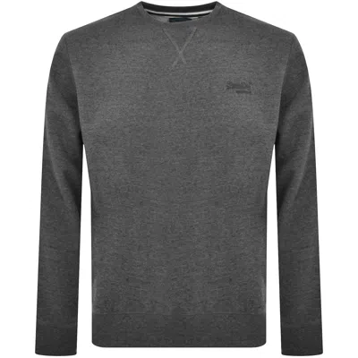 Superdry Essential Logo Sweatshirt Grey