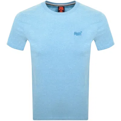 Superdry Essential Logo T Shirt Blue