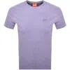 Superdry Small Chest Logo T Shirt In Purple