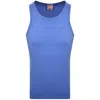 Superdry Essential Logo Vest Blue In Blue