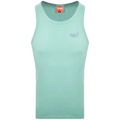 Superdry Essential Logo Vest Green