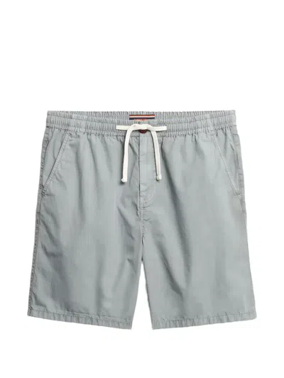 Superdry Essentials Walk Elasticated-waist Shorts In Gray