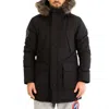 Superdry Everest Parka Coat In Black