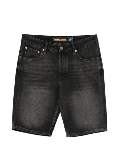 Superdry Five-pocket Denim Shorts In Multi