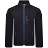 Superdry Fleece Jacket Eclipse Navy In Blue